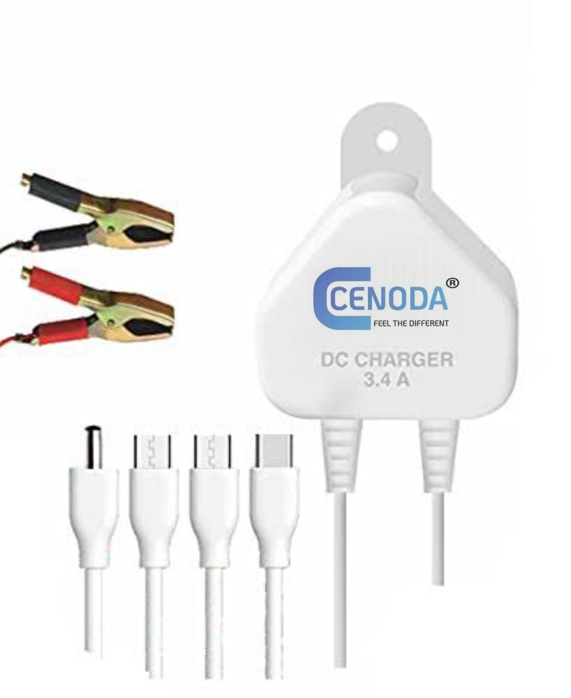 2.4A 3 in 1 Cable DC Charger