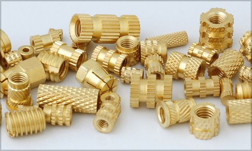 Brass Knurled Insert - Application: Hardware Fitting