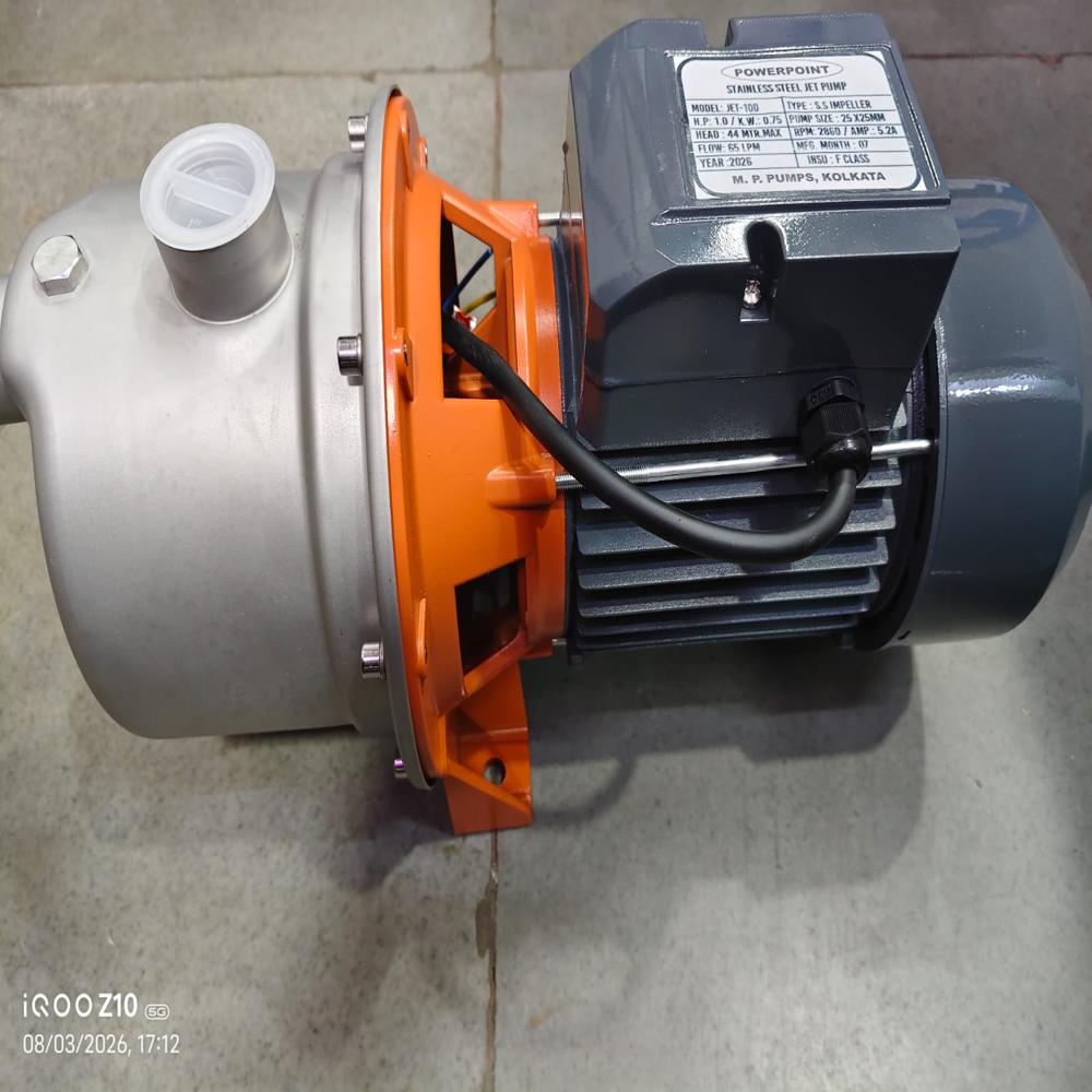 Powerpoint Stainless Steel Jet Water Pump - Voltage: 220 Volt (V)