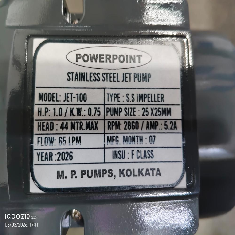 Powerpoint Stainless Steel Jet Water Pump