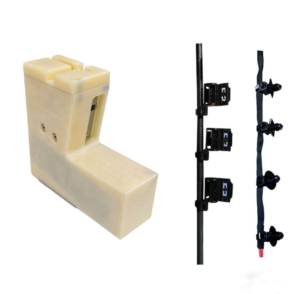Mini nylon cable tie automatic tensioning and tail cutting machine