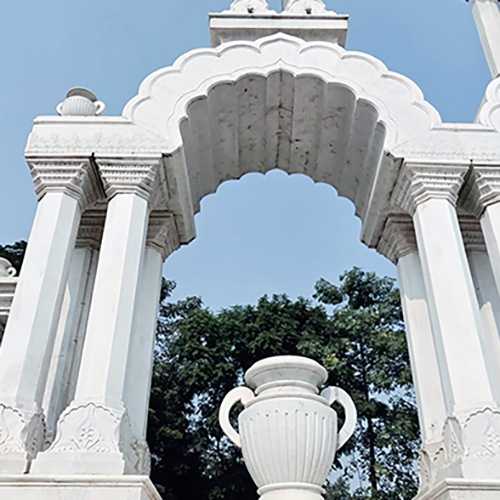 White Marble Piller