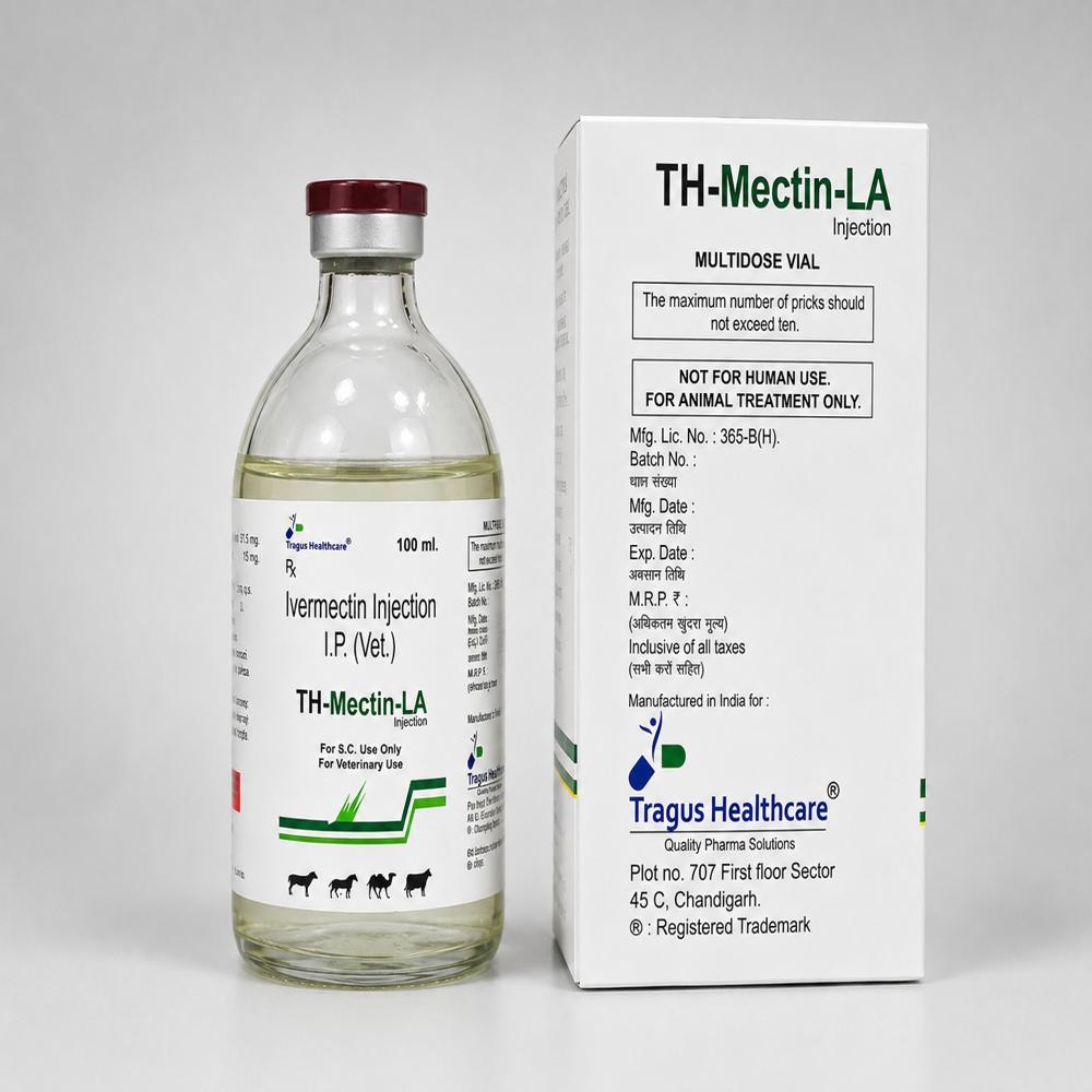 Ivermectin Ip (Vet) 31.5 Mg/ml / Th-mectin-la - 100 Ml - Ingredients: Chemicals