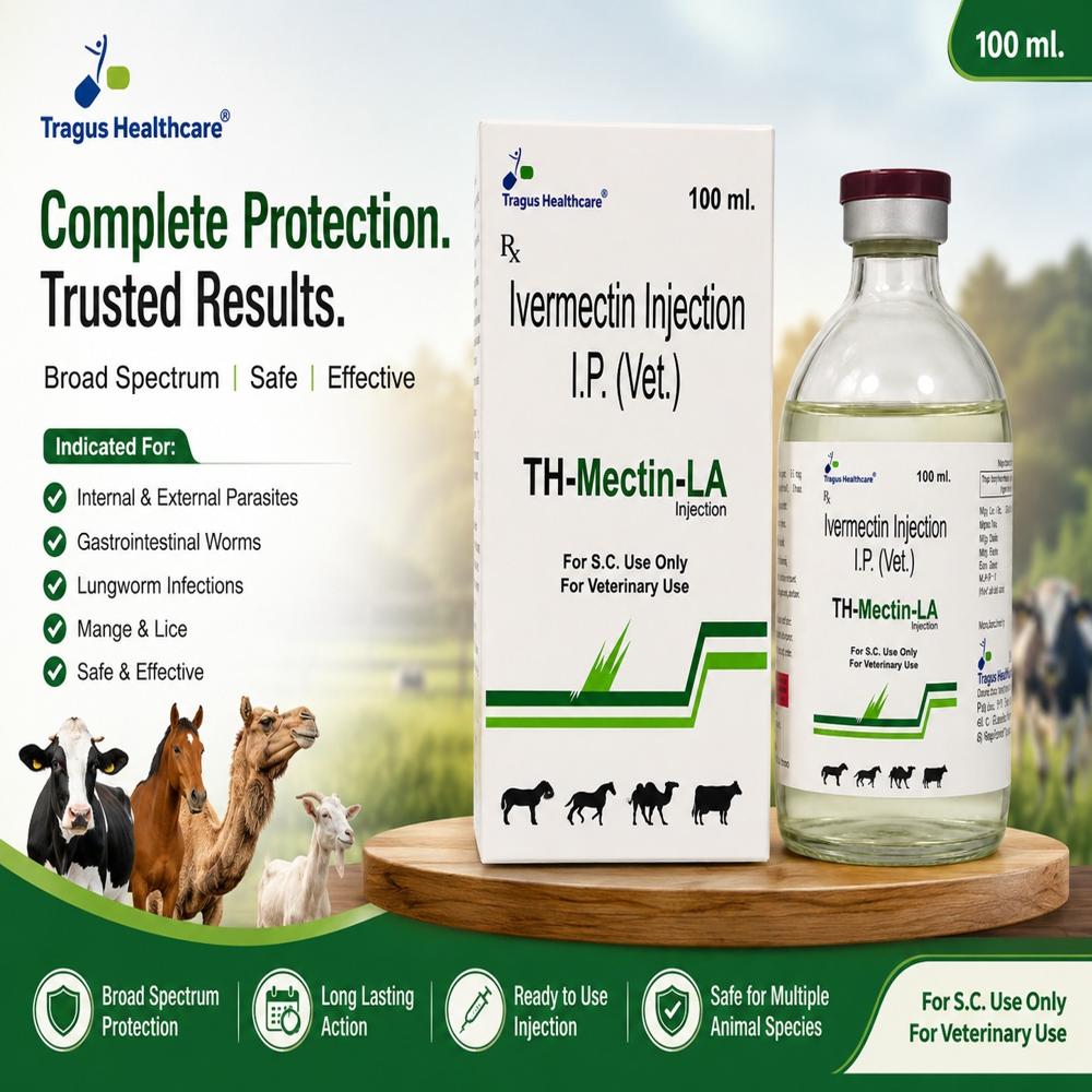 Ivermectin Ip (Vet) 31.5 Mg/ml / Th-mectin-la - 100 Ml - Ingredients: Chemicals