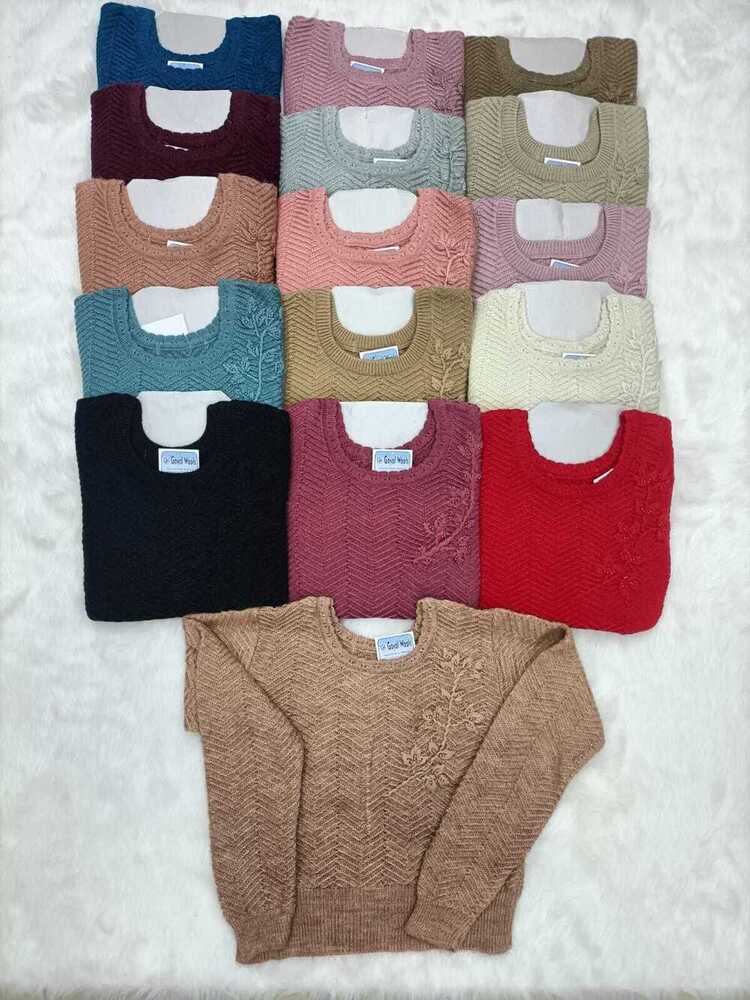 Grey Yahoo Winter Woolen Blouse