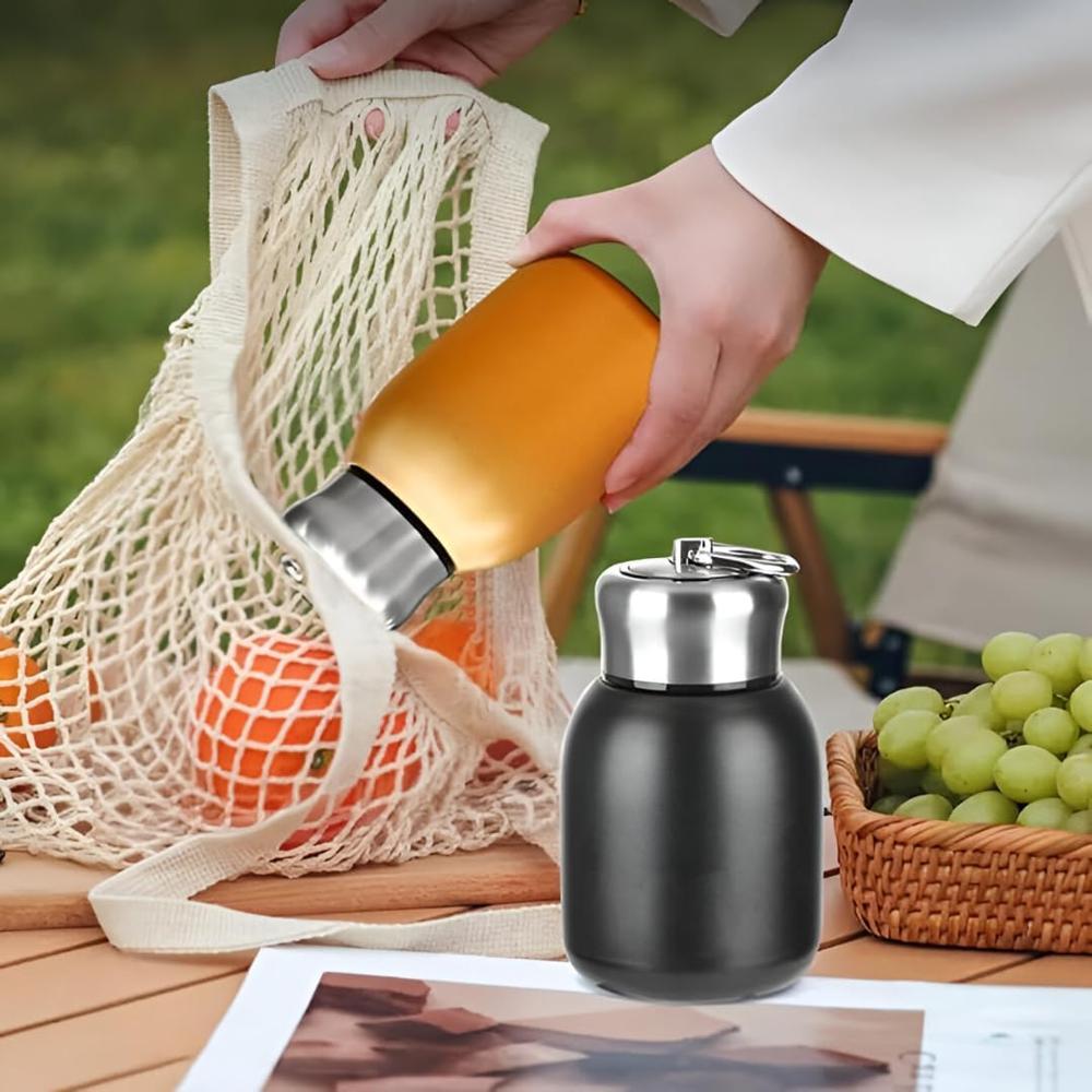 250ML Mini Stainless Steel Water Bottle Leak Proof Freezer