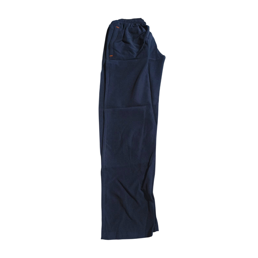Mens Navy Blue Polyester Track Pant