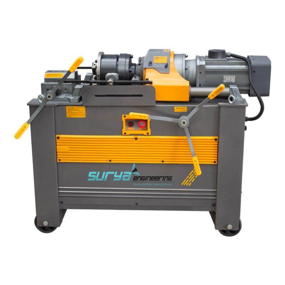 Rebar Thread Rolling Machine - Rebar Threading Machine Price - Color: Orange