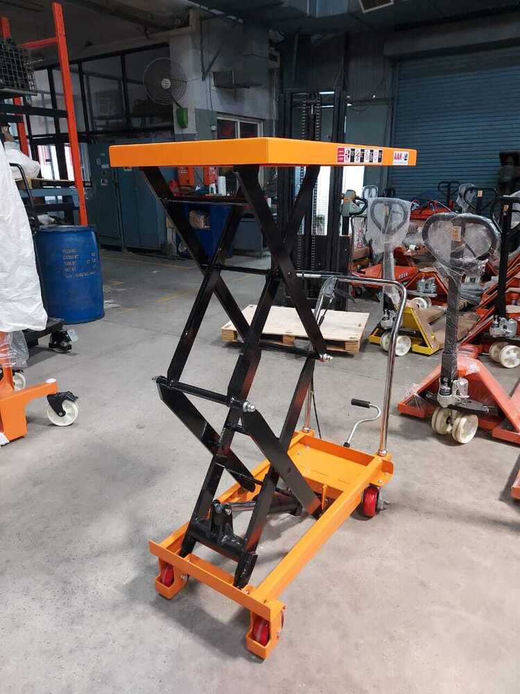 Electric Scissor Lift Table With Roller Platform
