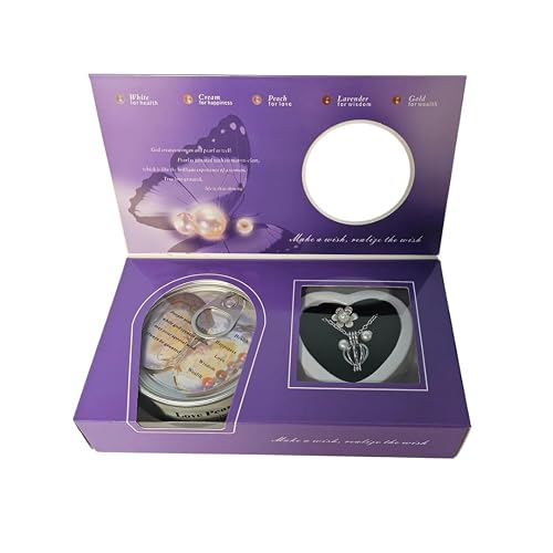 Love Pearl Wish Gift Kit With Pendant Necklace Earrings Ring - Battery Capacity: Na Statcoulomb (statc)