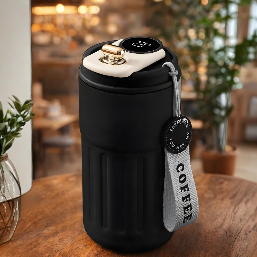 Coffee Travel Mug With Smart Led Temperature Display - Battery Capacity: Na Statcoulomb (Statc)
