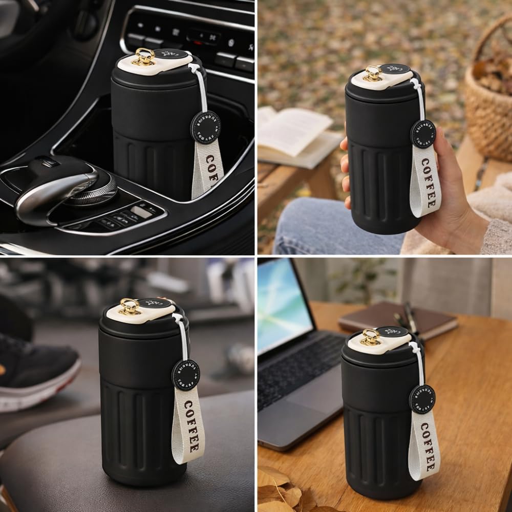 Coffee Travel Mug with Smart LED Temperature Display