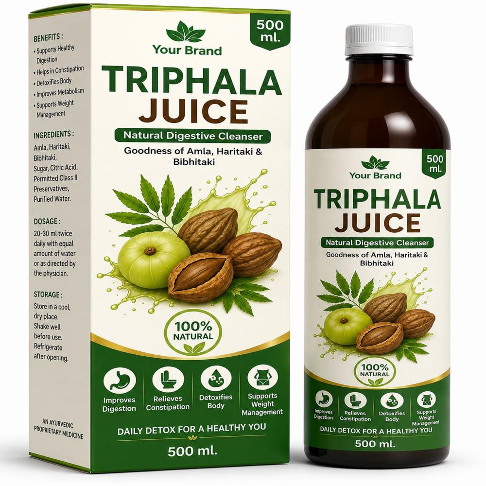Triphala Juice Third Party Manufacturing