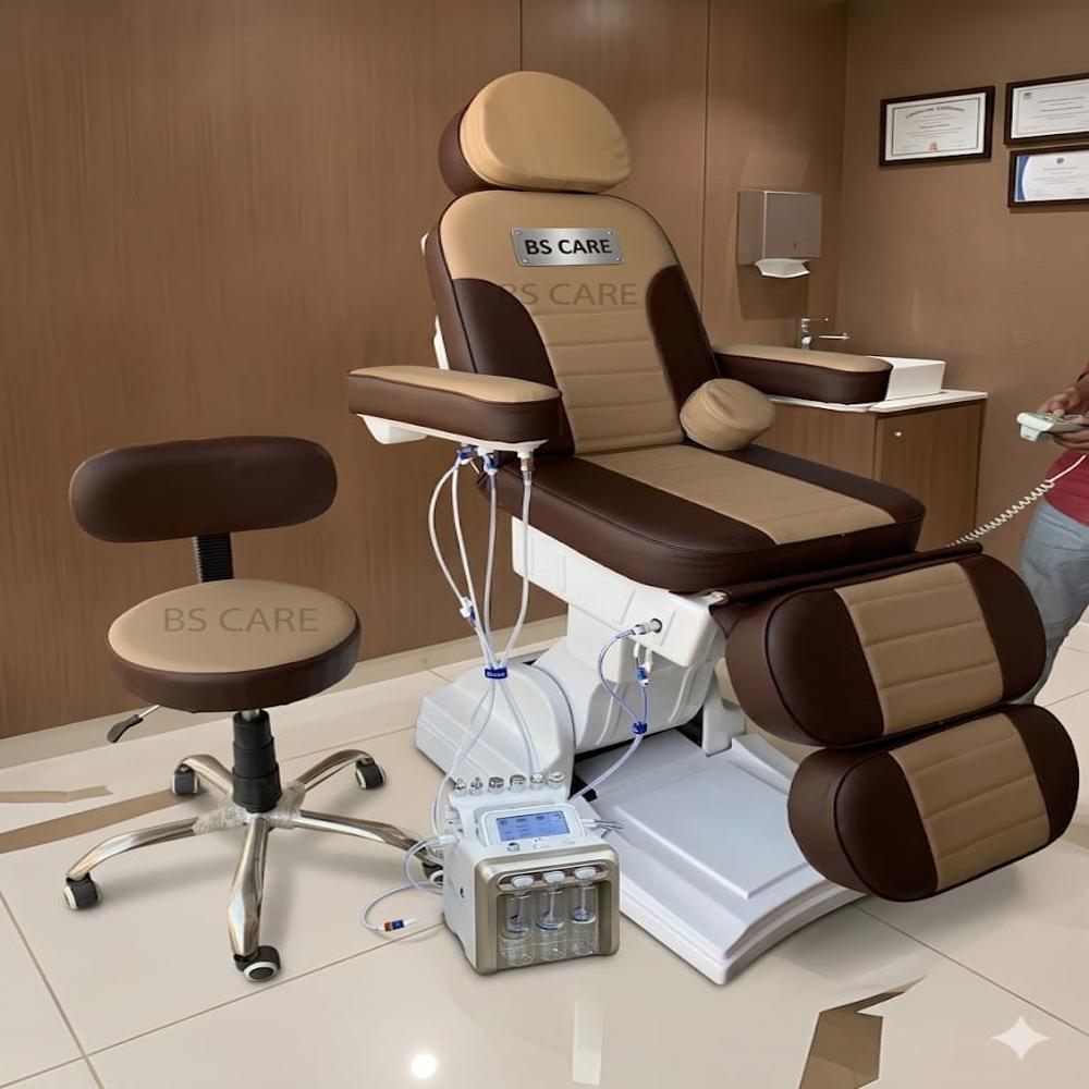 Electric Dermatology Chair Cum Bed