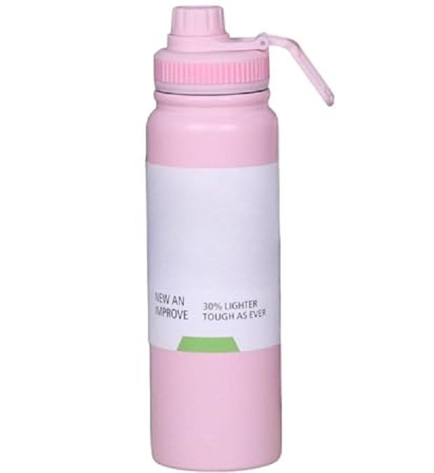 Water Bottle Stainless Steel Large Capacity Sports Water Bottle Leak Proof Wide Mouth Metal Water Bottle
