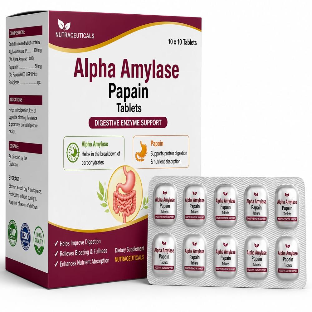 Alpha Amylase Papain Tablets Third Party manufacturing