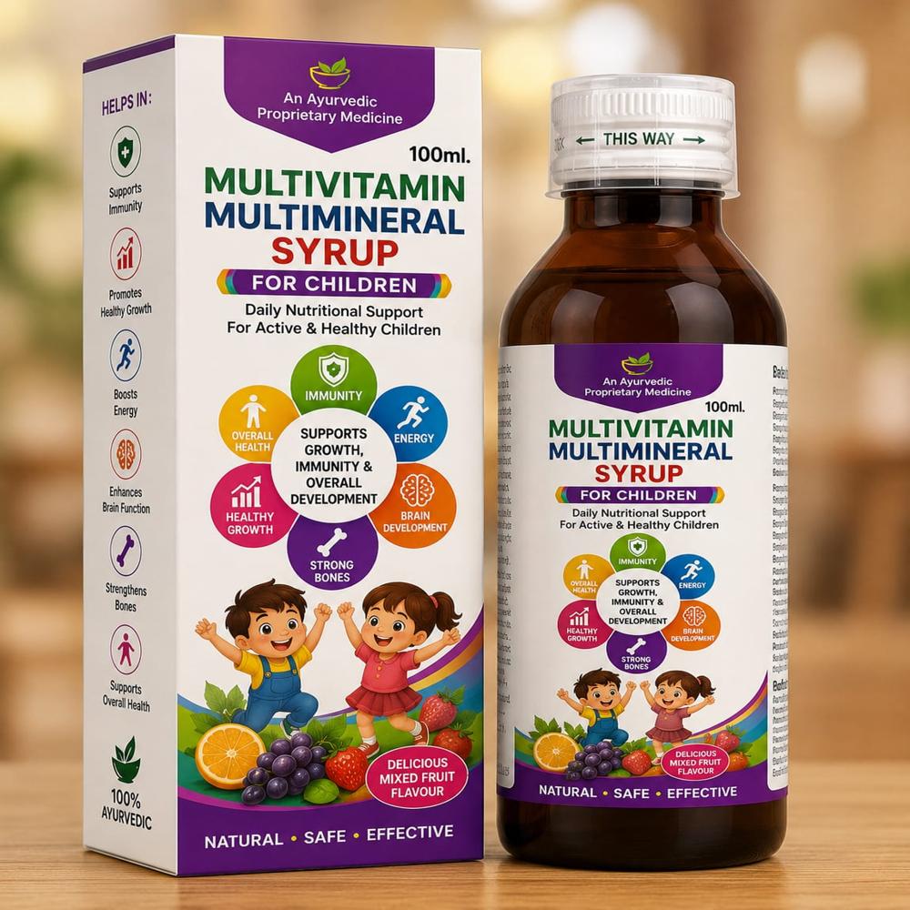 Multivitamin Multimineral Syrup for Children Third Party manufacturing
