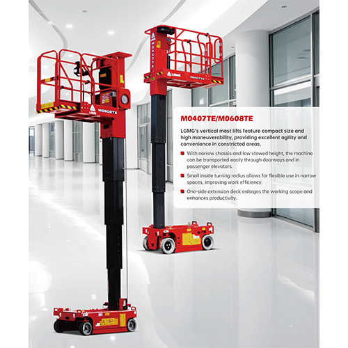 Lgmg Vertical Mast Lift - Features: Simple Operator Interface