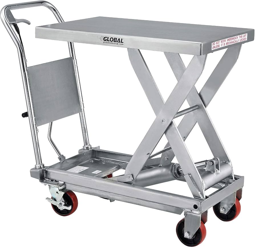 Ss Lift Table - Color: Silver