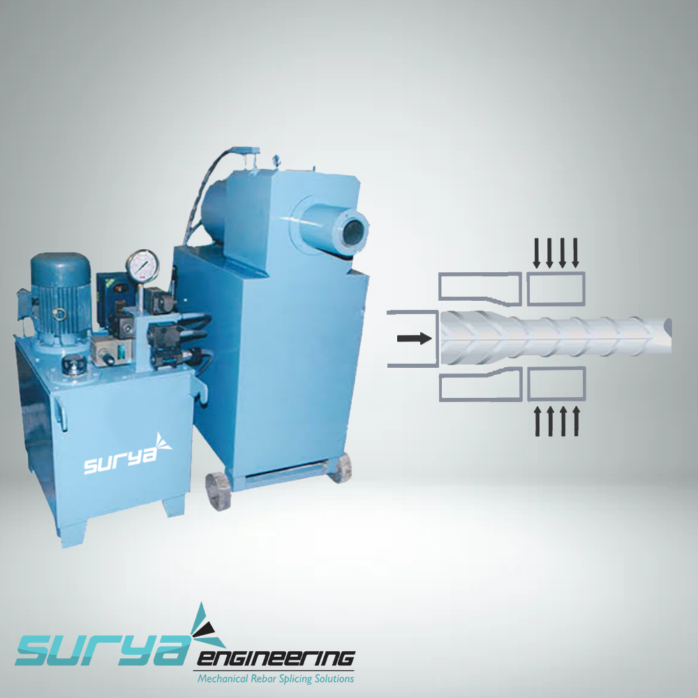 rebar cold forging machine - hydraulic rebar cold forging machine