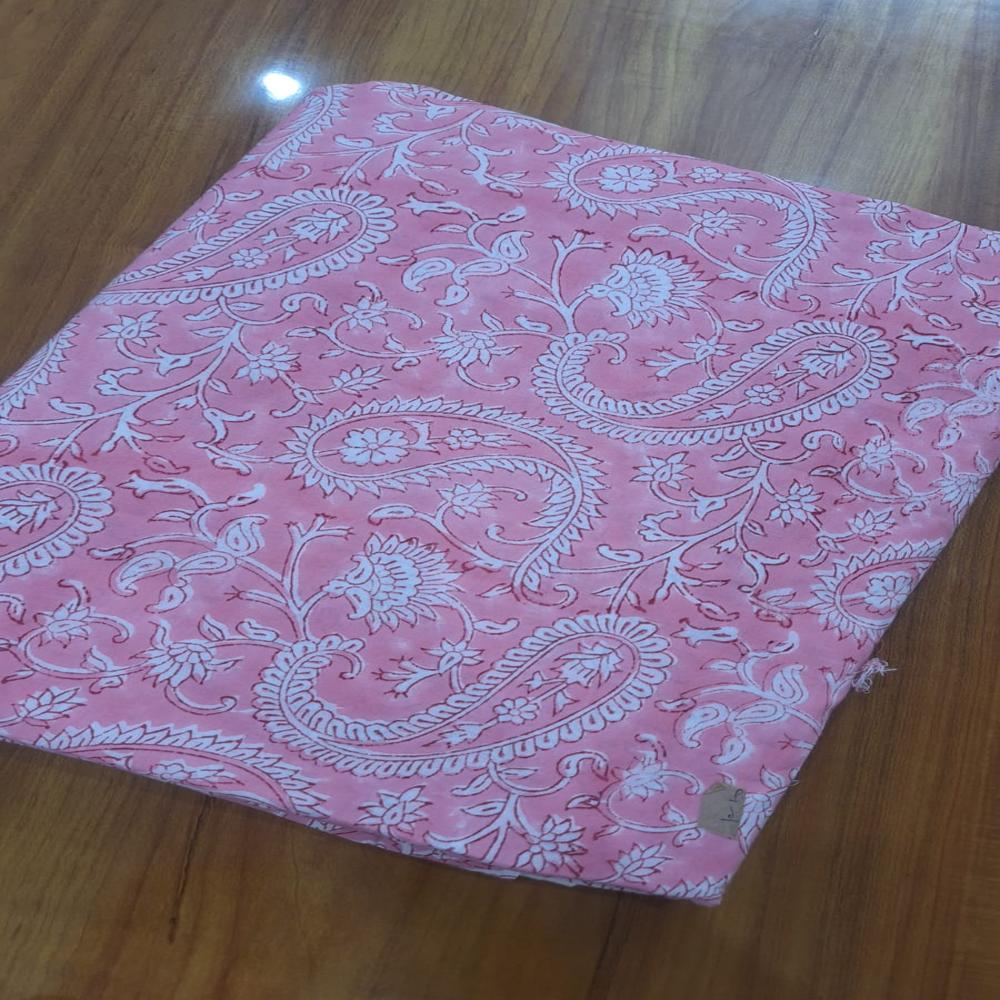 Hand Block Printed Coton fabric