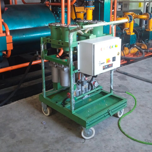 Cleaning Hydraulic Oil In Aluminium Extrusion Press