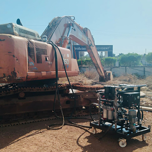 Poclain Hydraulic Oil Cleaning Machine