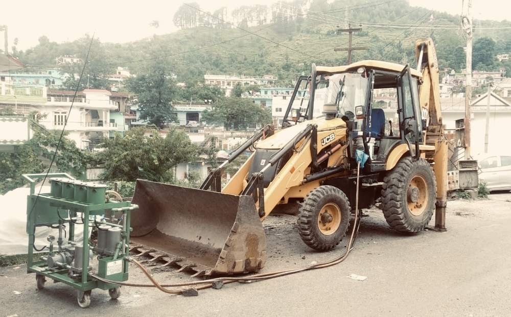 JCB Hydraulic Oil Cleaning Machine