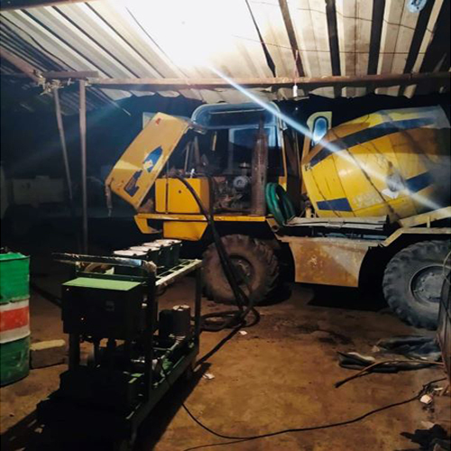 Cement Mixer Hydraulic Oil Filtration Machine - Color: Green
