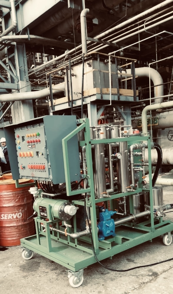 Custom Built Flame Proof Compressor Oil Filtration Machine
