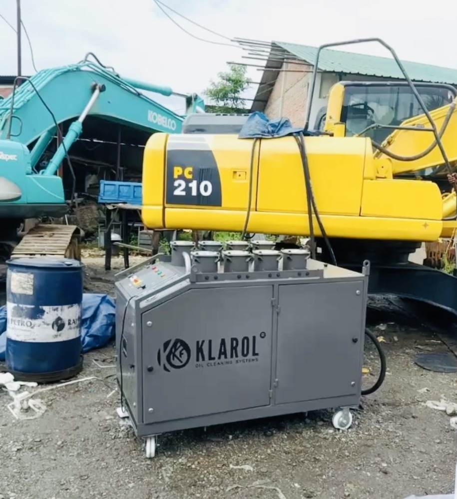 Excavator Poclain Hydraulic Oil Filtration Machine