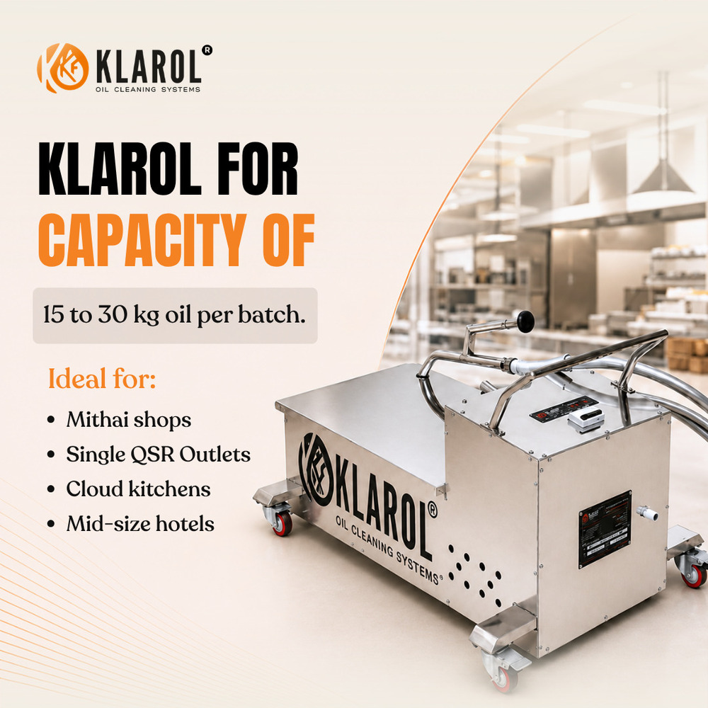 30 KG Frying Oil Filtration Machine