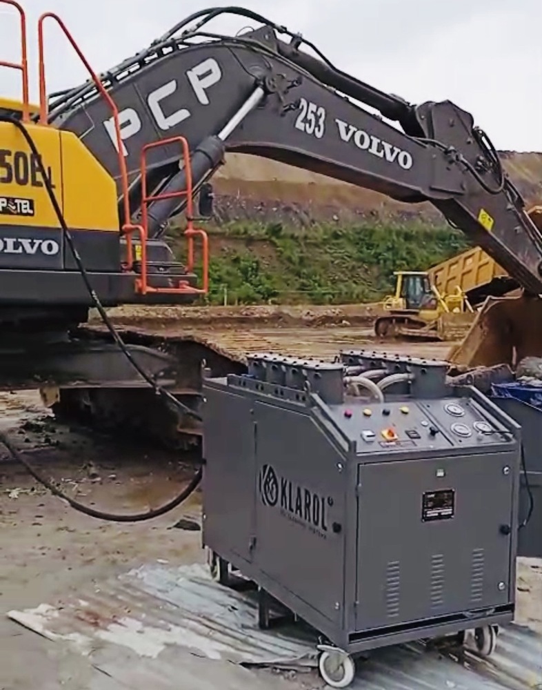 Excavator Hydraulic Oil Filtration Machine