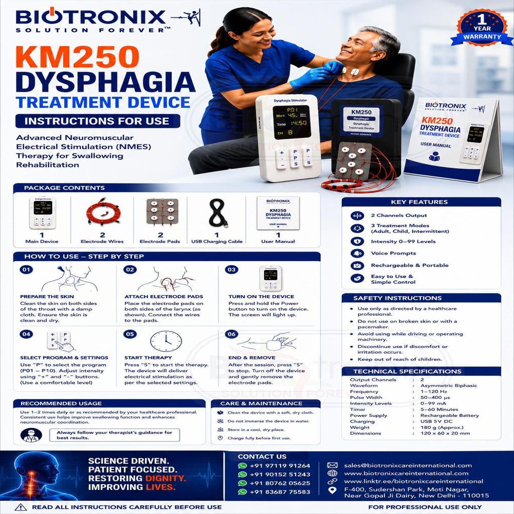 KM-250 Dysphagia Treatment & Rehabilitation Device