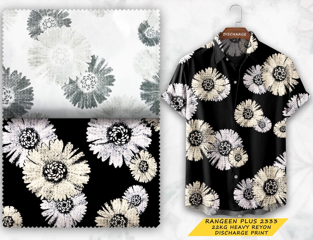 Rangeen Plus 2333 Heavy Reyon Discharge Printed Fabrics