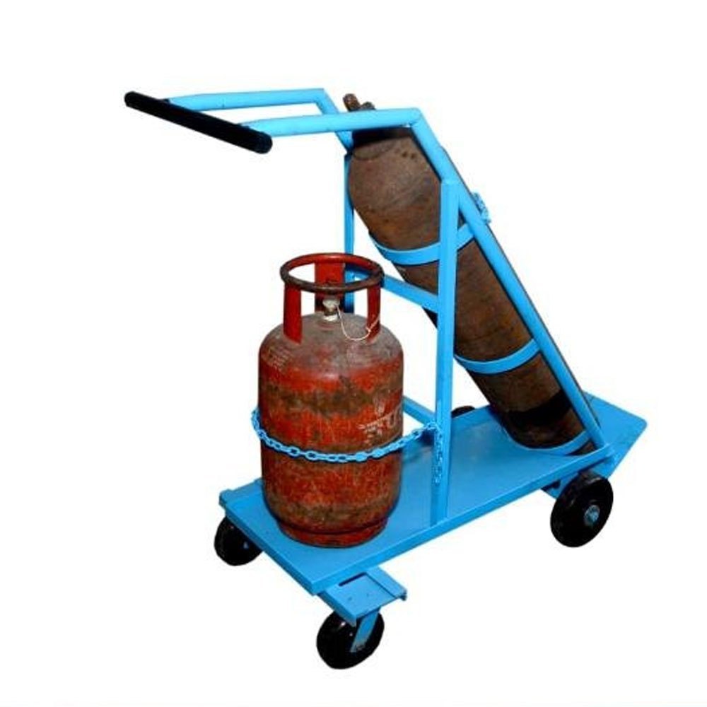 Ms Double Gas Cylinder Trolley