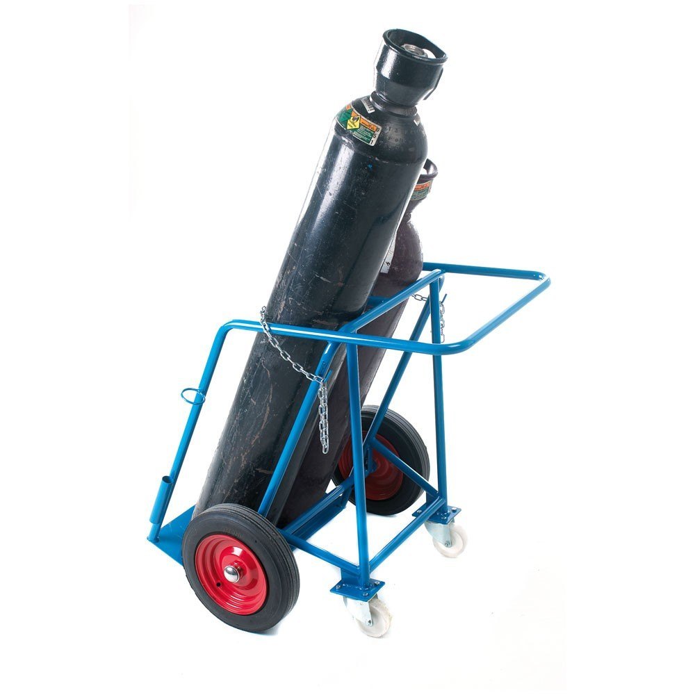 Ms Double Gas Cylinder Trolley
