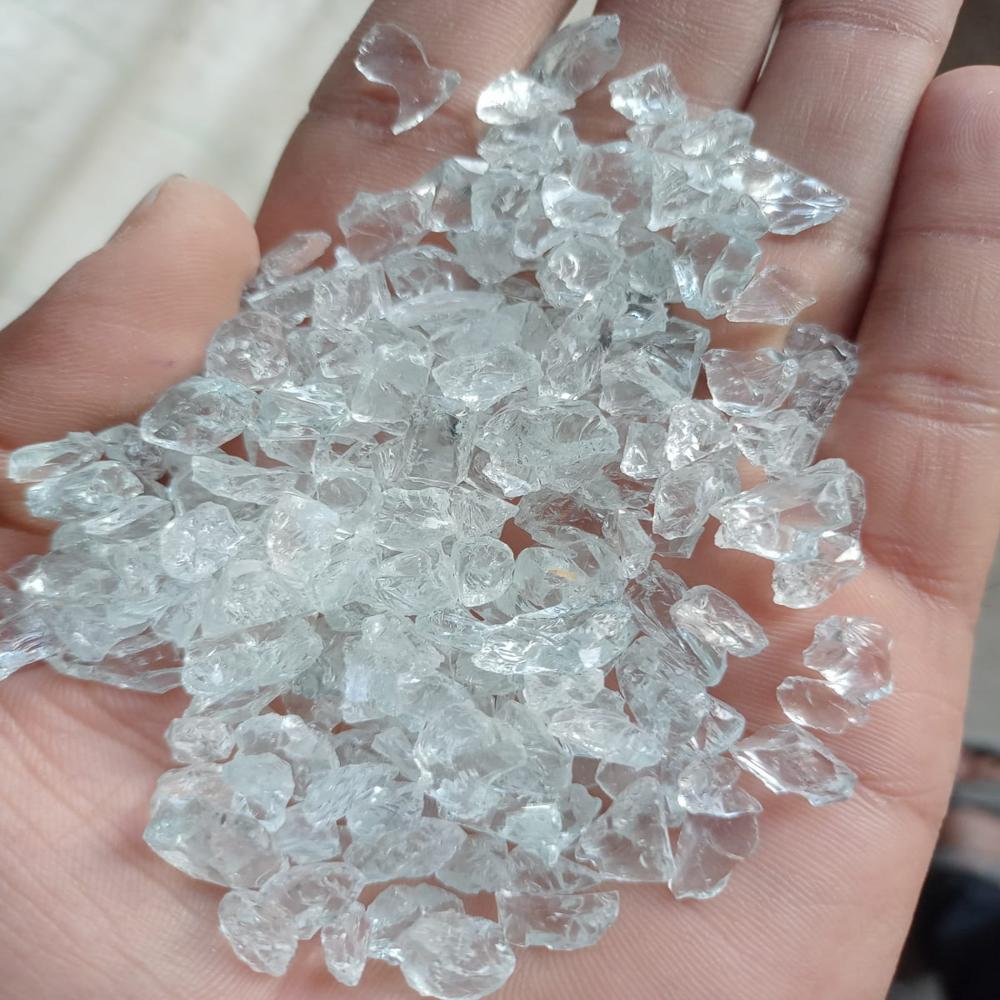 Premium quality original crystal quartz transparent quality round stone gravels with double machine polished