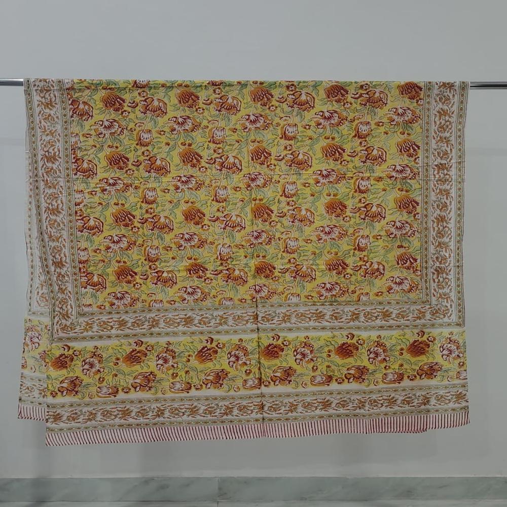 Hand Printed Pink 2.5 Meter Dupatta