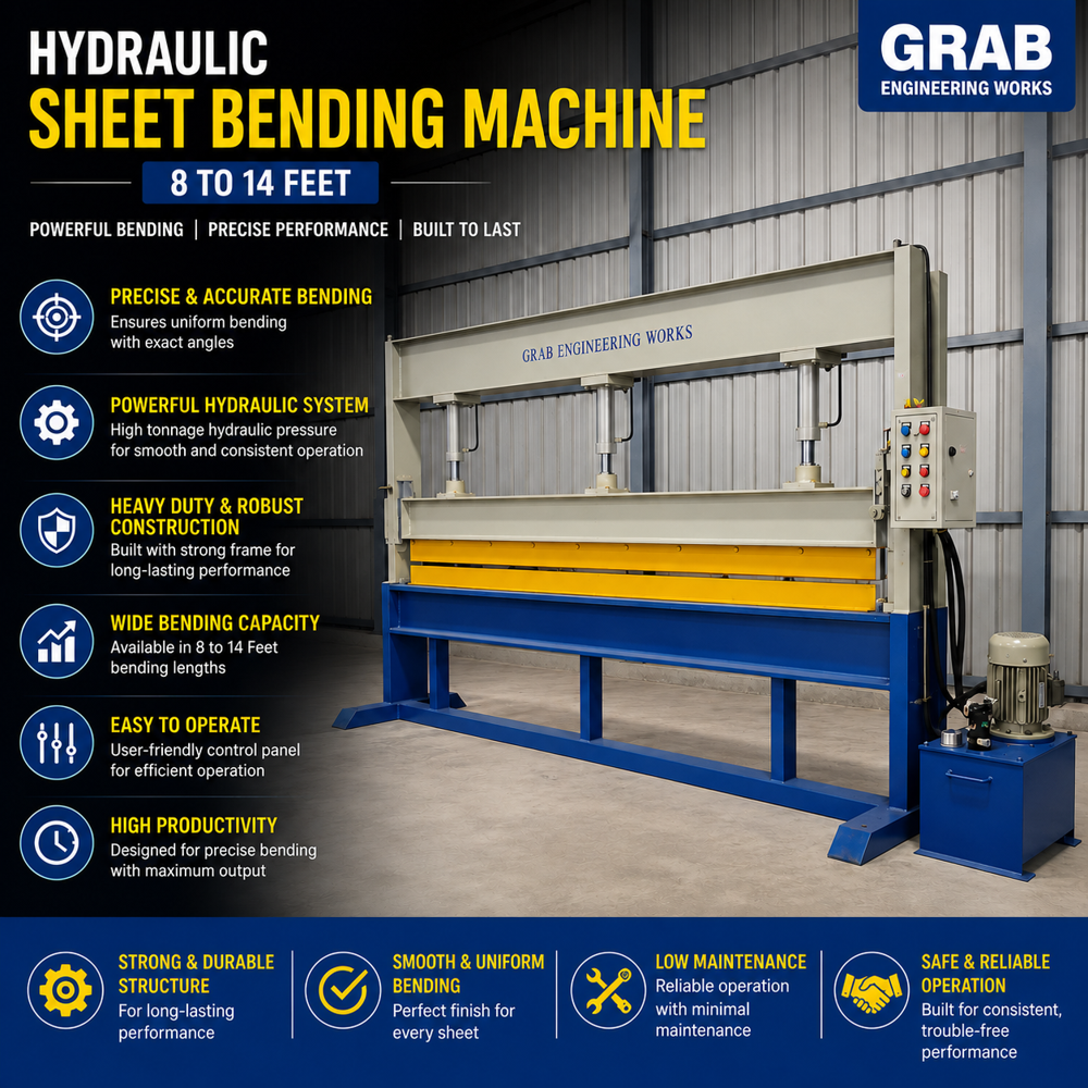 Hydraulic Sheet Bending Machine (8 feet)