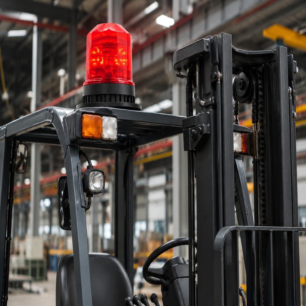 Forklift Revolving Warning Light (His-flws-014av) - Color Temperature: 6500k Kelvin (K)