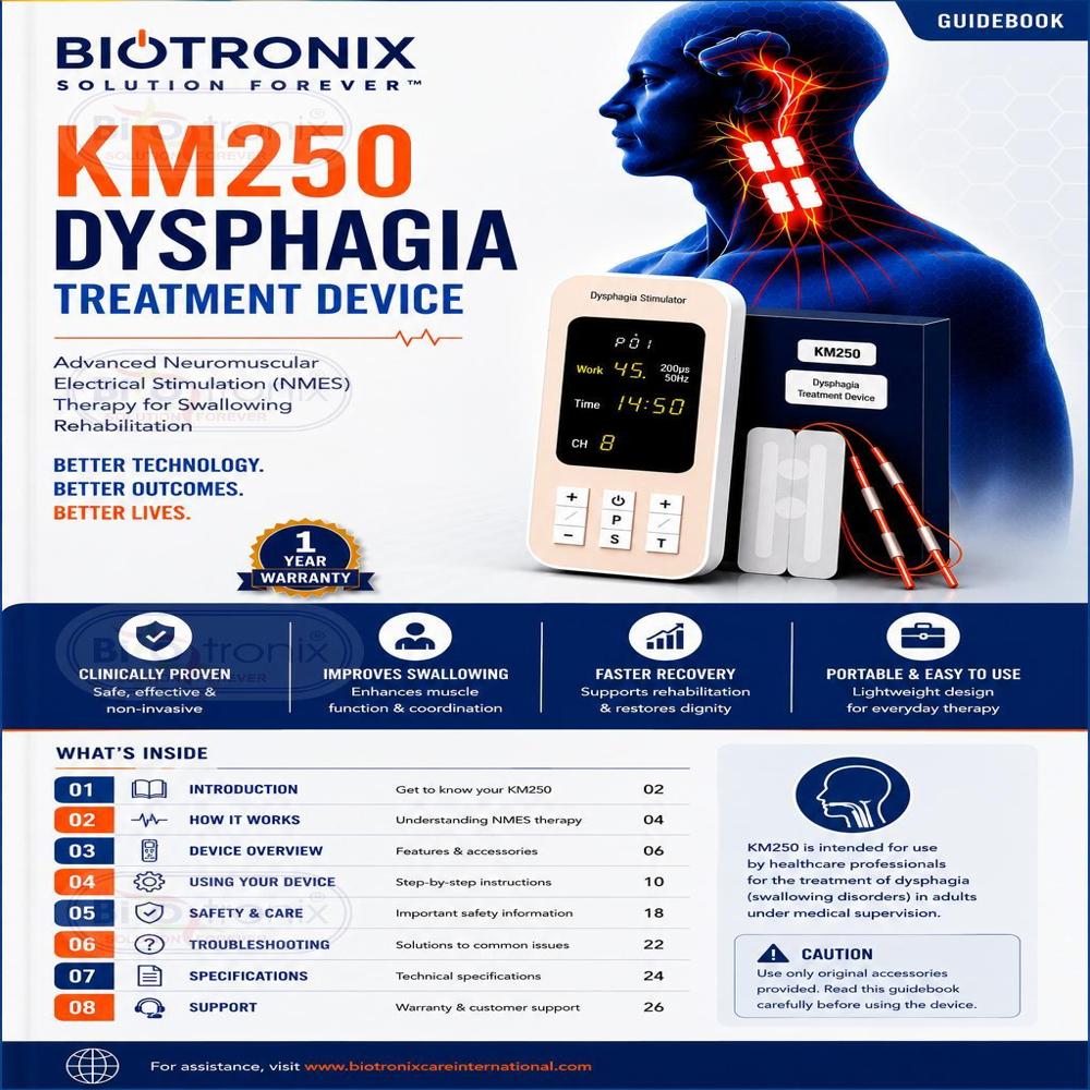 KM-250 Dual Channel Dysphagia Stimulator