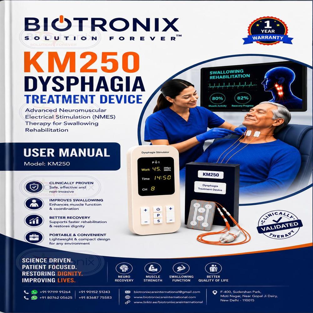 KM-250 Dual Channel Dysphagia Stimulator