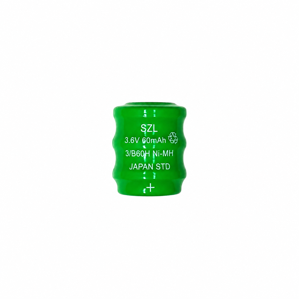 3.6V 60mAh Rechargeable Battery for Electronic Devices, PCB & Memory Backup