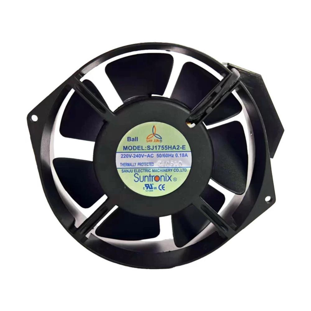 SAN JUN SJ1755HA2-E 220/240V AC 0.18A 17255mm Ball Bearing Industrial Axial Cooling Fan