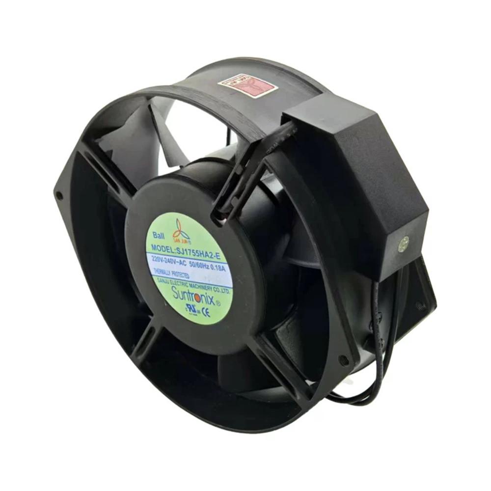 SAN JUN SJ1755HA2-E 220/240V AC 0.18A 17255mm Ball Bearing Industrial Axial Cooling Fan