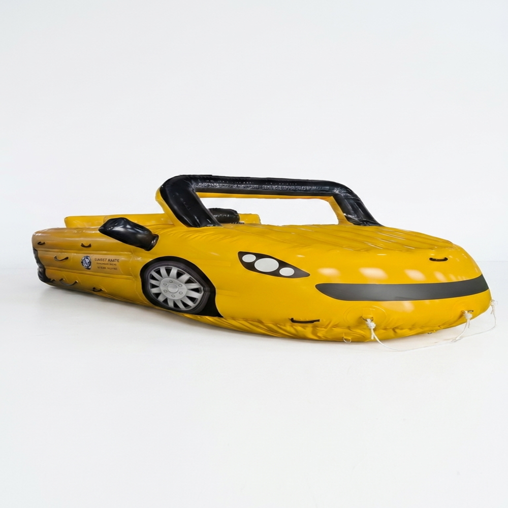 Inflatable Stylish Towable Cruz Car (Yellow)