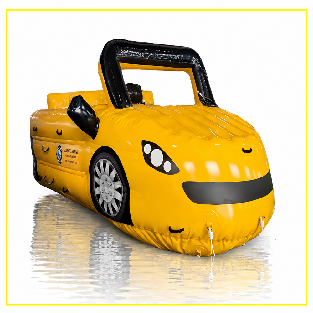 Inflatable Stylish Towable Cruz Car (Yellow)