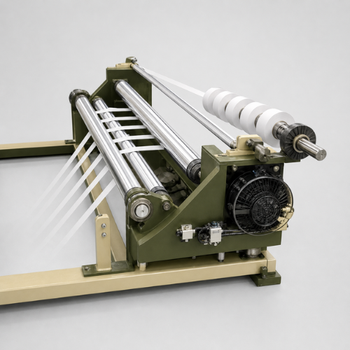Cantilever Differential Shaft Slitter Rewinder Machine