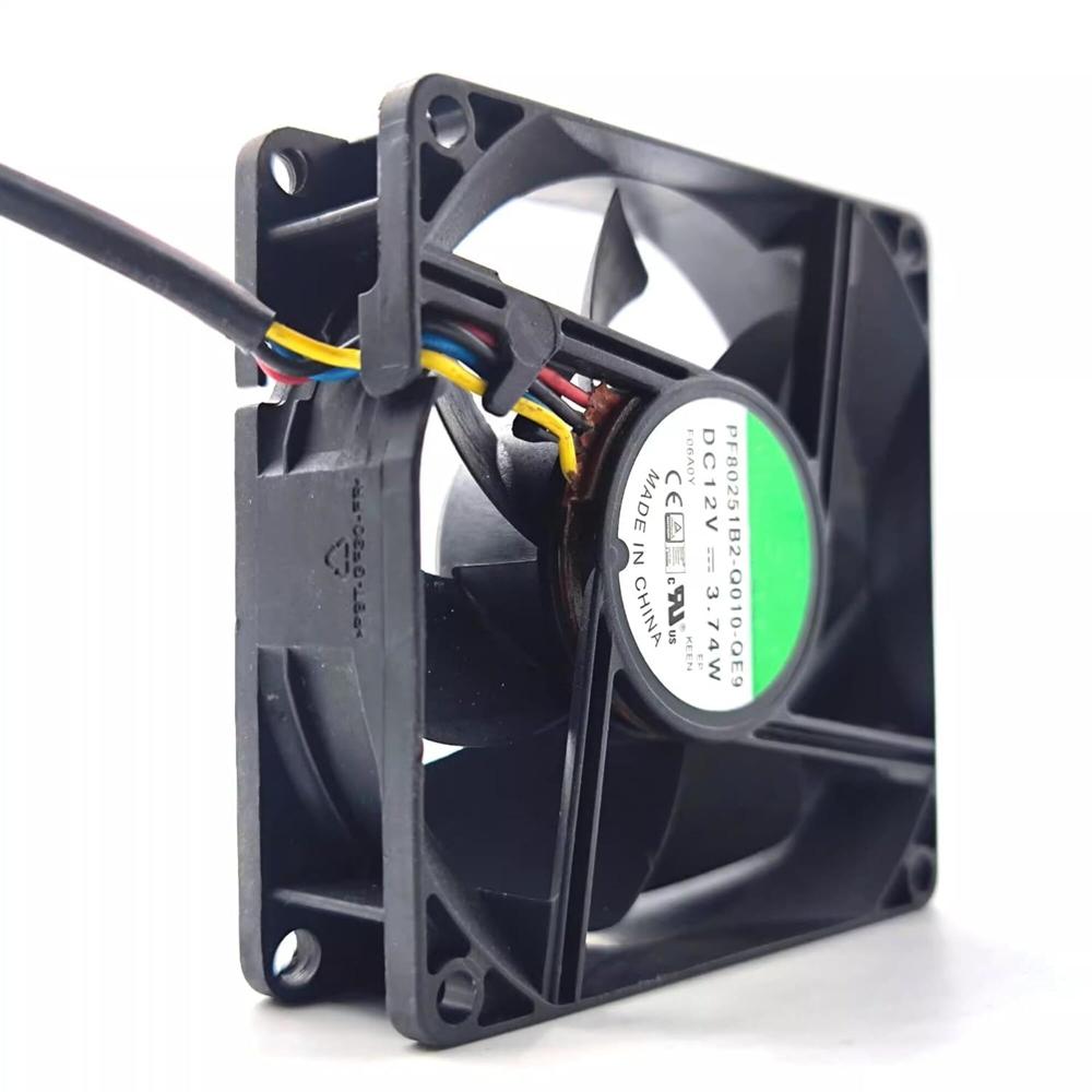 SUNON PF80251B2-Q010-QE9 12V DC 3.74W 8025mm Ball Bearing Industrial Axial Cooling Fan